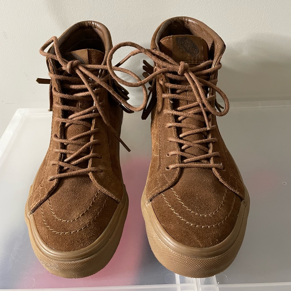 COPY - Brown fringe vans